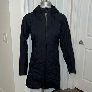Lululemon Athletica Jackets & Coats | Lululemon Long Black Rain Coat